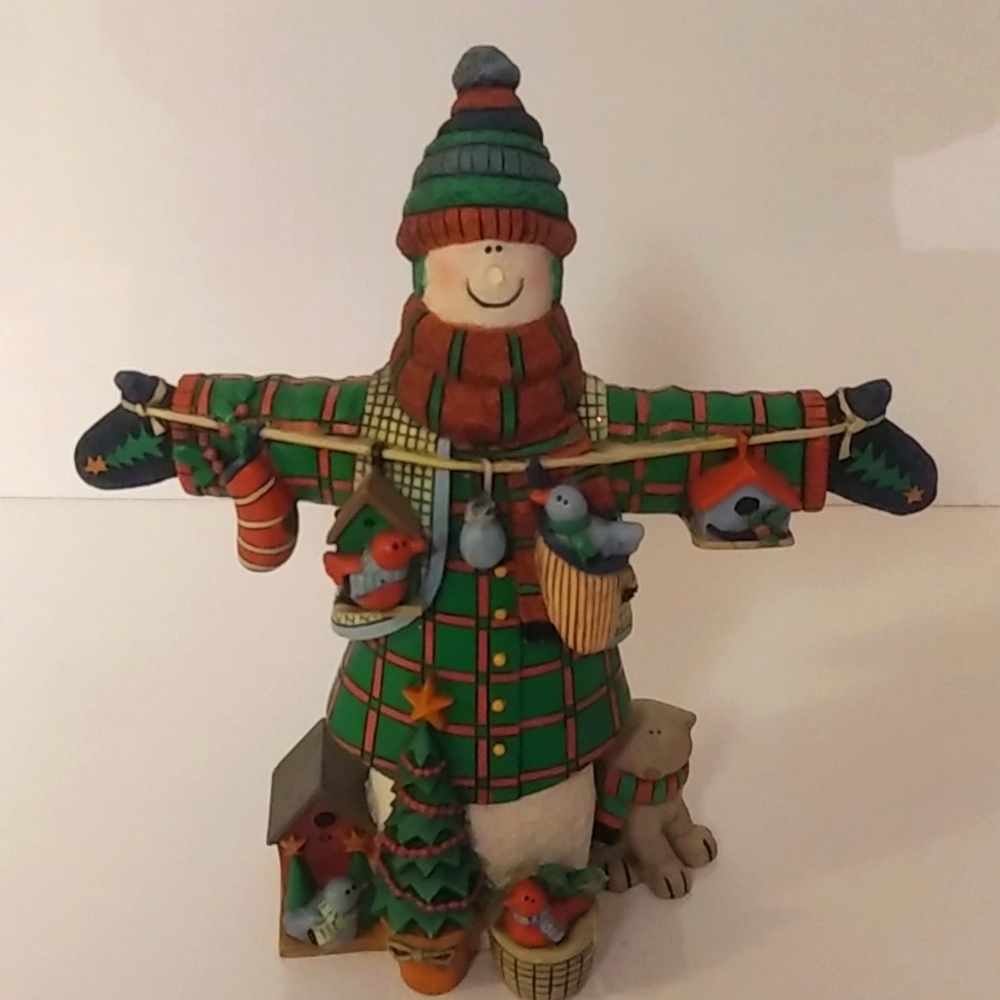 Christmas Lang & Wise Classic Santa Sue All Dressed up Snowman